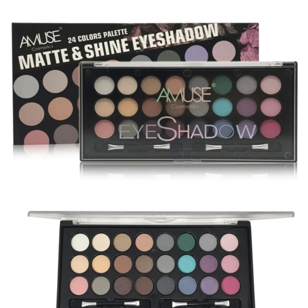 Matte & Shine Eyeshadow Palette - 24 Shades